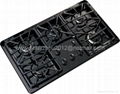 Black Steel Panel Gas Cooker (WQG5045) 1