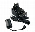 Euro wall type ac adapter 9v 1.3a