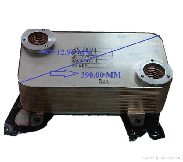 BENZ truck stainless steel oil cooler OEM 665679