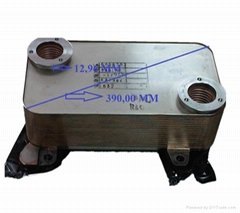 BENZ truck stainless steel oil cooler OEM 665679