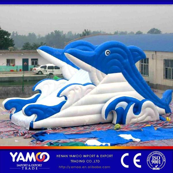 Cool summer! water park inflatabe slide for kids and adults 2