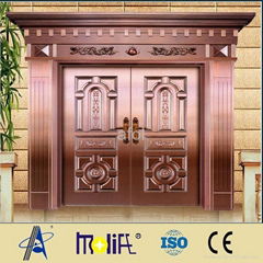 copper entry doors