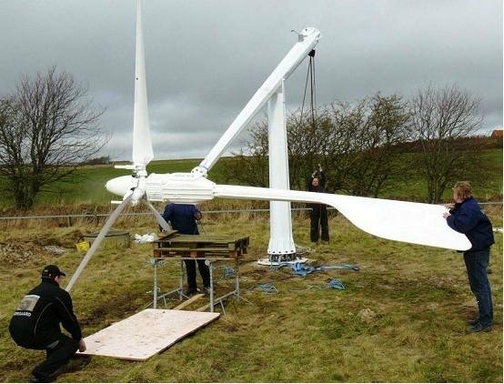 10kw pitch control wind turbine for home farm use