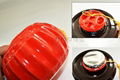 Chinese red  pumpkin jar 2