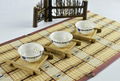 White jade porcelain hollow out blue and white porcelain tea cups 3