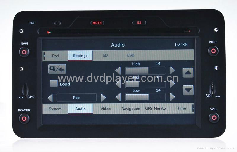 car dvd player Alfa Romeo Spider 159 gps navigation TV 3