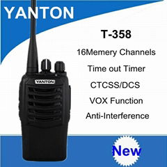 T-358 digital anti-interference technology 2 way radio