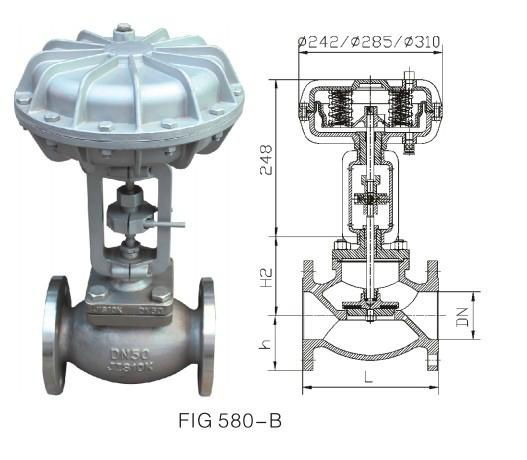 pneumatic diaphragm valve