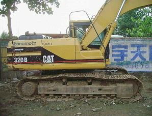 Used crawler Cat320B Excavator