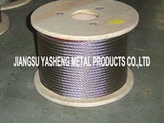 Stainless Steel Wire Rope 7X7 7X19 (AISI 304 AISI 316)