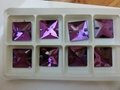 Square-shaped Sew-on crystal  Beads for Garment Accessories  3