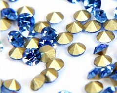 point back crystal diamond Gemstone for Jewelry