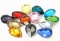 waterdrop shaped crystal fancy sew on stones for jewelry with claw  3