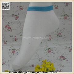 Hot Sale Women White Cotton Socks