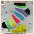 Kids Colorful Stripes Cotton Socks 1