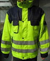 HIVIS T/C jacket with detachable sleeves