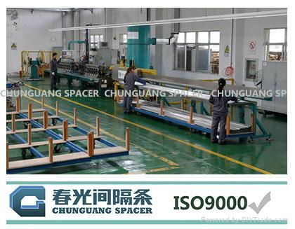 Aluminum spacer production line