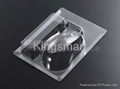 Vacuum forming plastic clamshell