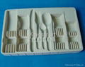 Vacuum formed flocking blister trays for cosmetics 4