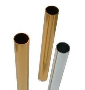 extruded aluminium tube for decoration and construction