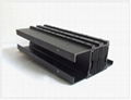 customized black anodized aluminum extrusion heatsink  2