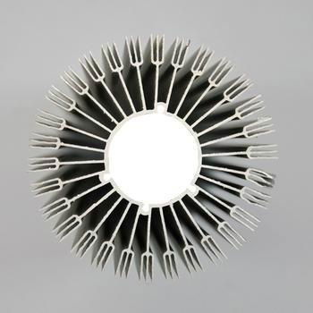 customized black anodized aluminum extrusion heatsink  5