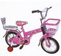 Hot seller kids bike with back rest 2