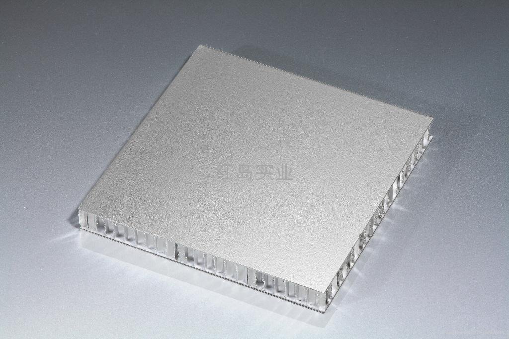聚酯氟碳木纹石纹铝蜂窝板 4