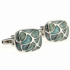Blue Mother of Pearl Cufflinks 