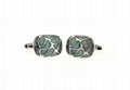 Blue Mother of Pearl Cufflinks  3