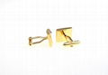 Classic Ferrero diary Black crystal gold mirror quadrate cufflinks  4