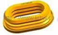 Colorful silicone molded connector seal o-ring 1