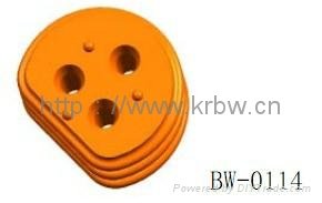Colorful molded silicone wire seal BW-0114