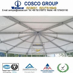 decagon  polygon tent inside