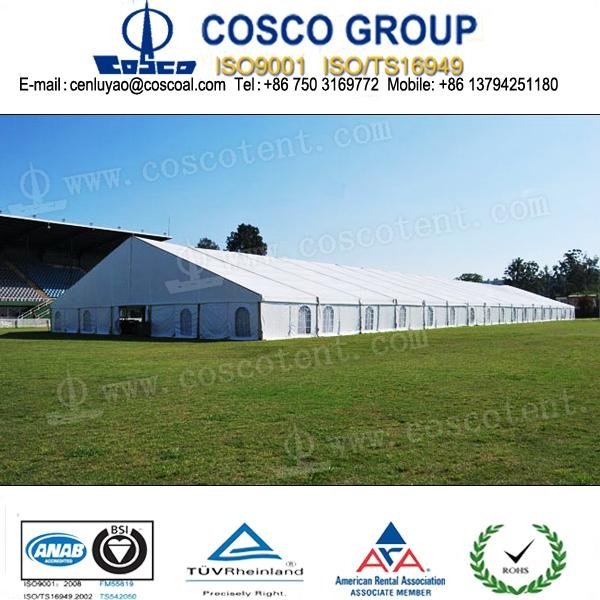 outdoor marquee with aluminium structure and PVC fabric 5