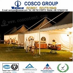 holiday party tent with aluminium