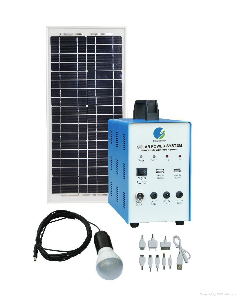 35W Solar Home Systems With FM radio