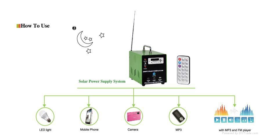 Solar Music  Power Home Systems For Travelling  2