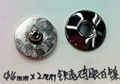 16 mm * 2 mm blow hole  nickel magnetic button