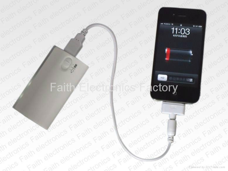 5600mAh portable power bank mobile charger for iPad,iphone,blackberry,samsung 4