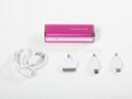 2013 portable power bank high quality charger for iphone,camera,blackberry 4