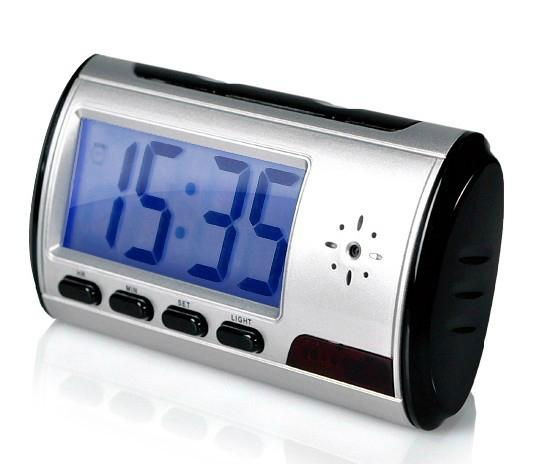 V001 Spy Clock /Multi-Fuction HD Clock Camera Video recording:HD1280X960 AVI for