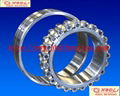 Deep groove ball bearings with flanged out rings