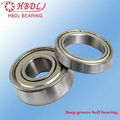 Deep groove ball bearings with felt seal