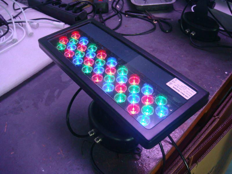 IP65 extruded aluminum DMX mode and standalone mode 36W RGB LWW-1B-36P