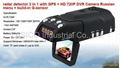 Radar Detector 3 in 1 with GPS+HD720P Car Black Box Russian Manual 4