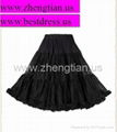 26" 50s Retro Underskirt Swing Vintage Petticoat Fancy Net Skirt Rockabilly Tutu 1