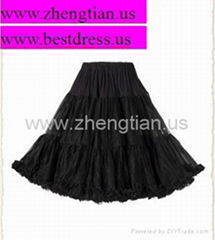 26" 50s Retro Underskirt Swing Vintage Petticoat Fancy Net Skirt Rockabilly Tutu