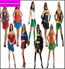 Female Women Adult Licensed Superhero Fancy Dress Costume Halloween Outfit New 