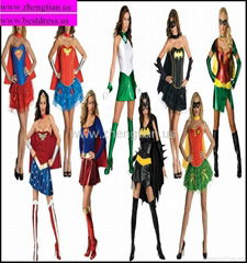 Female Women Adult Licensed Superhero Fancy Dress Costume Halloween Outfit New